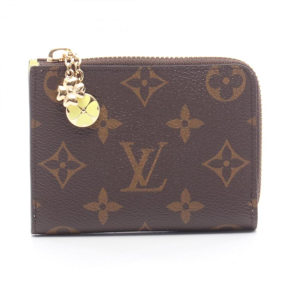 Louis Vuitton Portefeuille Monogram Citrus Coin Wallet Leather Noir Black Yellow